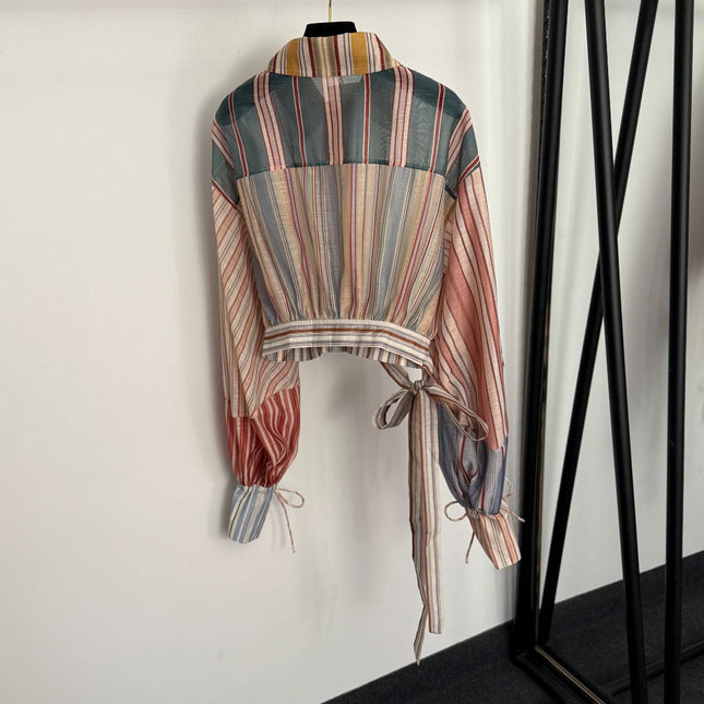 ZIMMERMANN 26S WAIST-CINCHED SHIRT STYLE 54