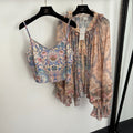 ZIMMERMANN 26S LONG SLEEVE RUFFLE NECK BLOUSE STYLE 160