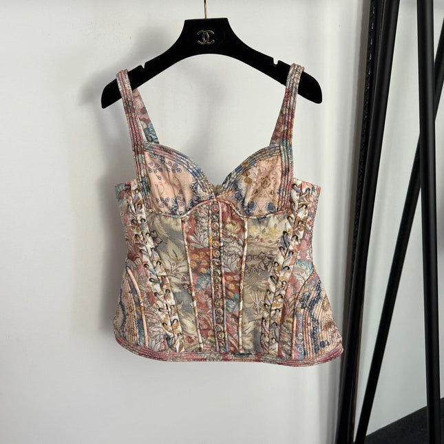 ZIMMERMANN 26S CAMISOLE TOP & HIGH WAIST SKIRT SET STYLE 158