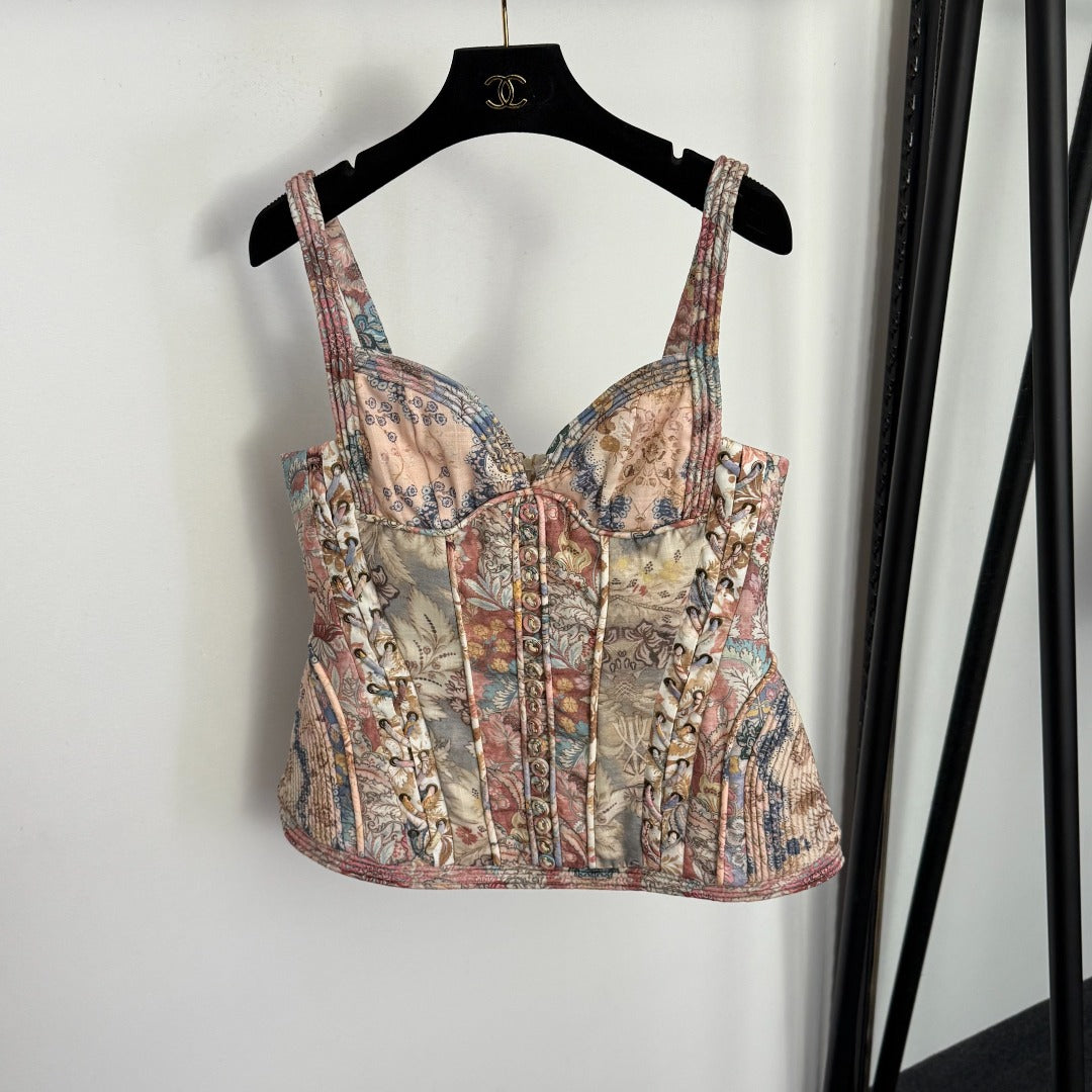 ZIMMERMANN 26S CAMISOLE TOP & HIGH WAIST SKIRT SET STYLE 158