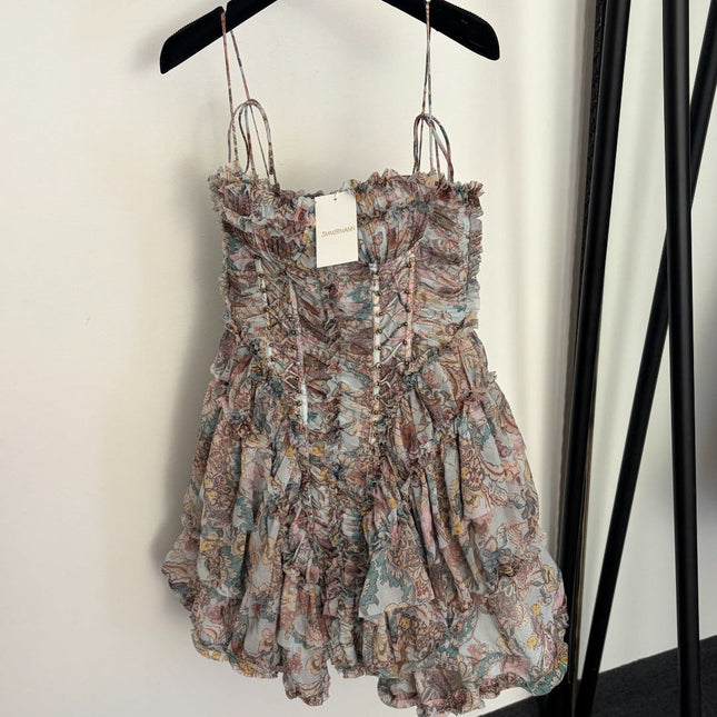 ZIMMERMANN 26S RUCHED MINI DRESS 273