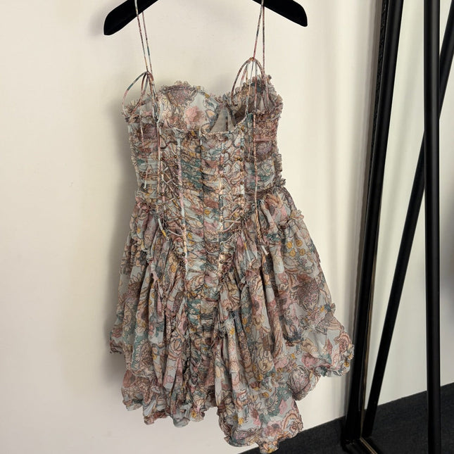 ZIMMERMANN 26S RUCHED MINI DRESS 273