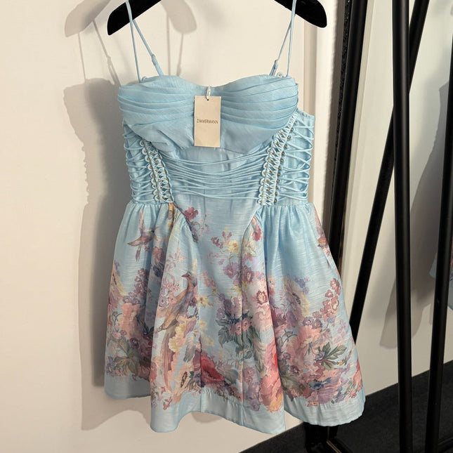 ZIMMERMANN 26S PATTERNED CAMI DRESS STYLE 7