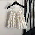ZIMMERMANN 26S RUFFLED LACE CAMI TOP STYLE 185