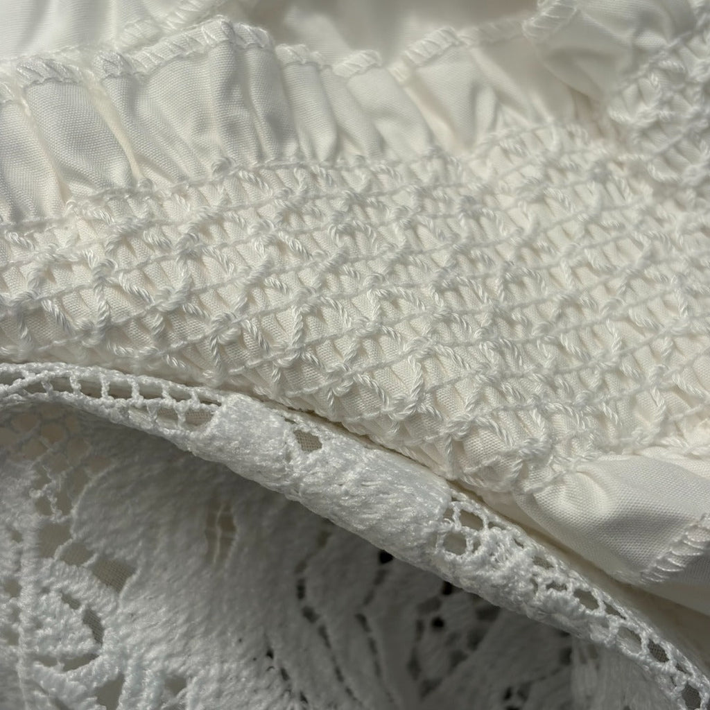 ZIMMERMANN 26S RUFFLED LACE CAMI TOP STYLE 185