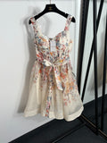 ZIMMERMANN 26S PASTEL FLORAL MINI DRESS STYLE 207