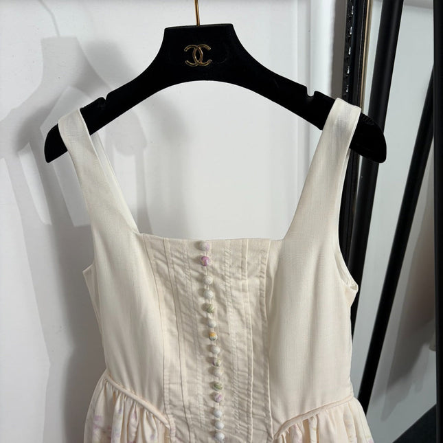 ZIMMERMANN 26S PASTEL FLORAL MINI DRESS STYLE 206