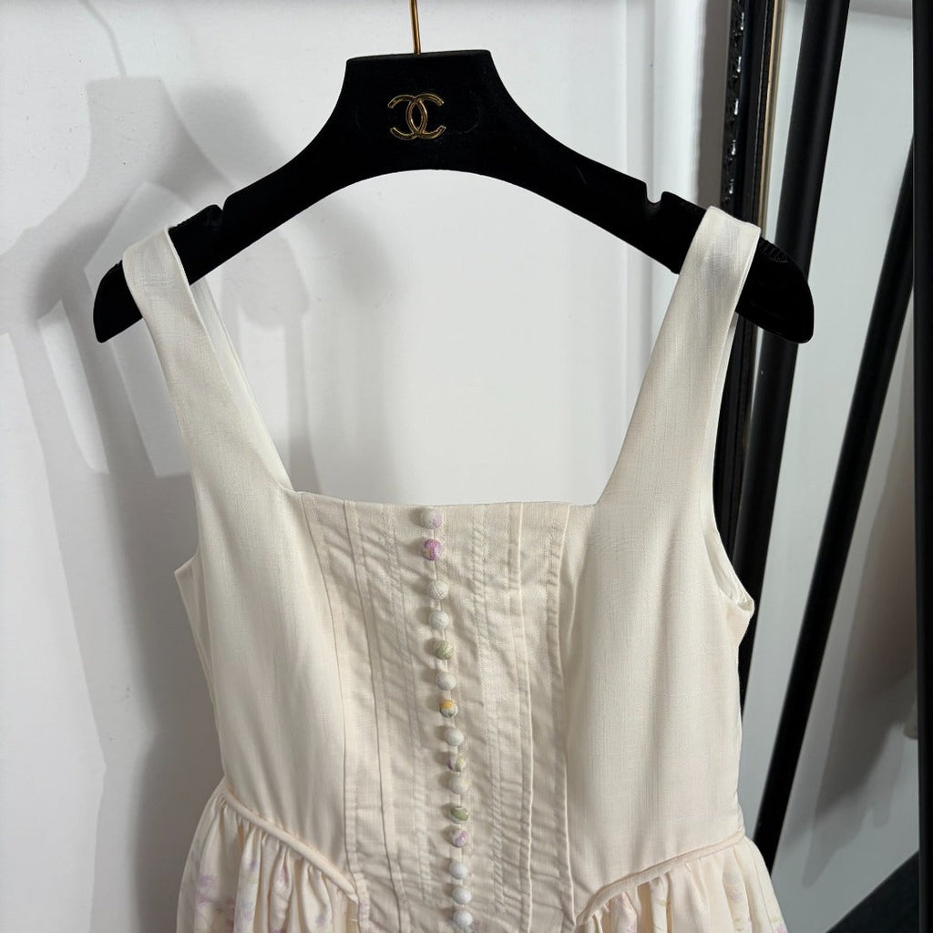ZIMMERMANN 26S PASTEL FLORAL MINI DRESS STYLE 206