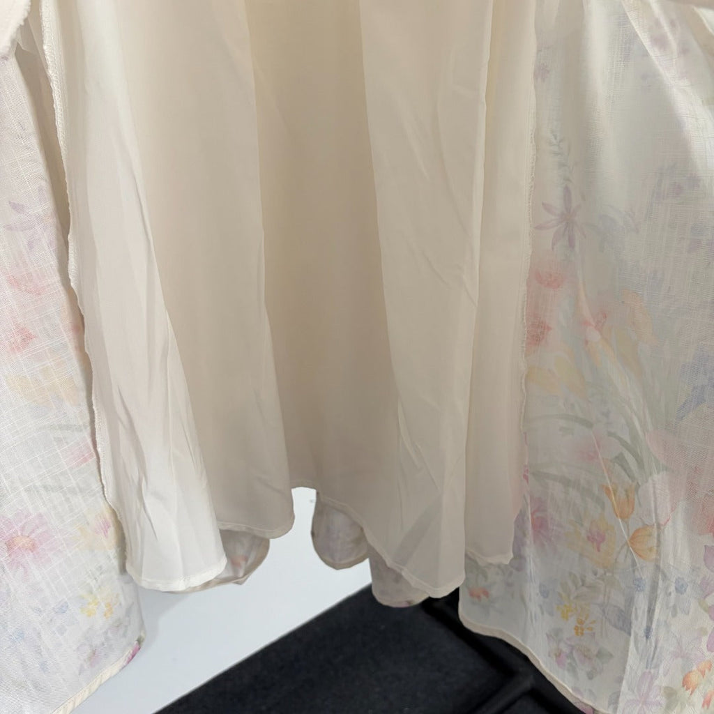 ZIMMERMANN 26S PASTEL FLORAL MINI DRESS STYLE 206