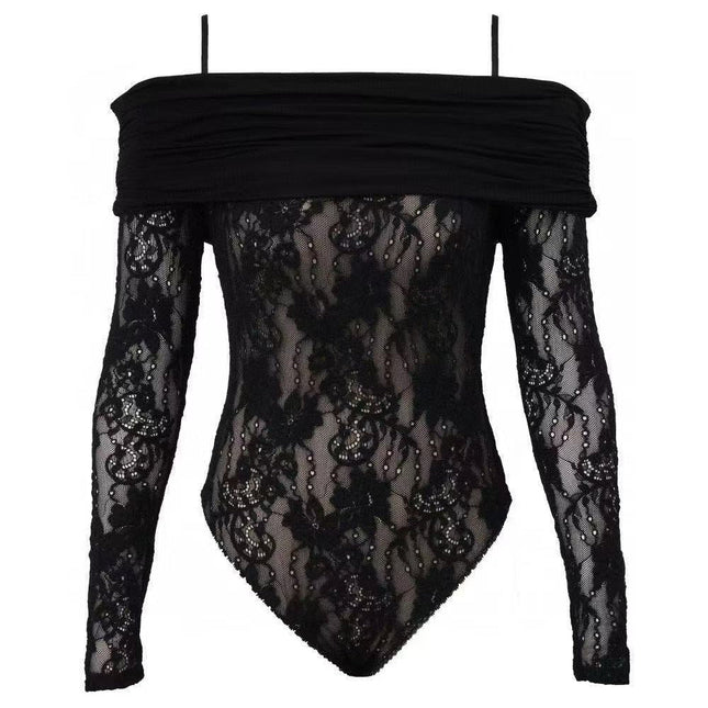 ZIMMERMANN 26S OFF SHOULDER LACE BODYSUIT STYLE 184