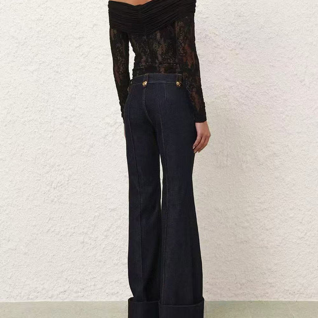 ZIMMERMANN 26S OFF SHOULDER LACE BODYSUIT STYLE 184