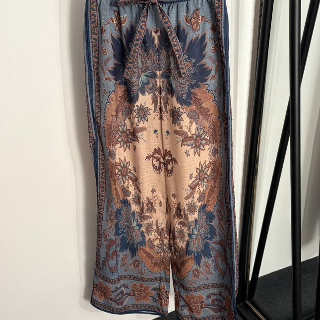 ZIMMERMANN 26S LONG SLEEVE SHIRT & WIDE LEG PANTS SET STYLE 182