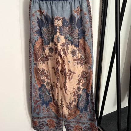 ZIMMERMANN 26S LONG SLEEVE SHIRT & WIDE LEG PANTS SET STYLE 182