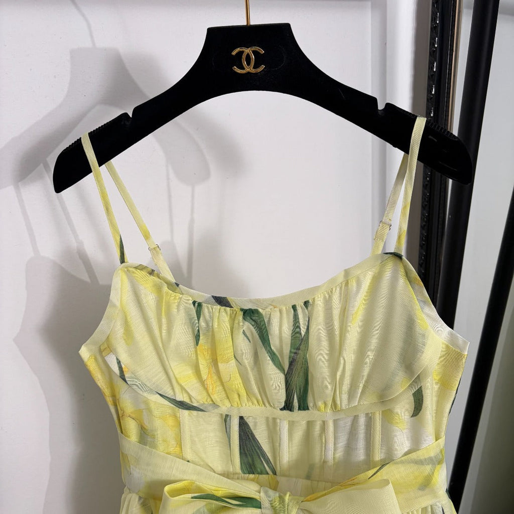 ZIMMERMANN 26S TIE WAIST MIDI DRESS STYLE 179