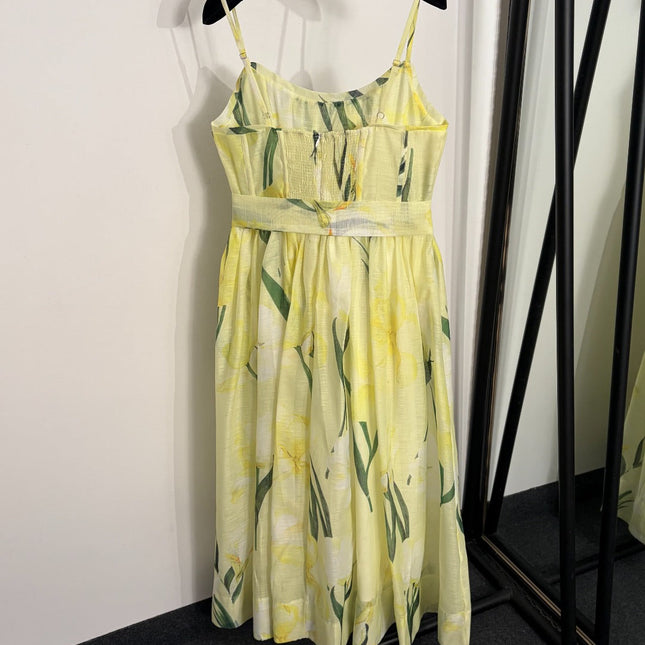 ZIMMERMANN 26S TIE WAIST MIDI DRESS STYLE 179