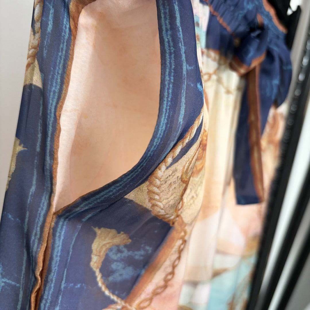 ZIMMERMANN 26S LONG SLEEVE SHIRT & WIDE LEG PANTS SET STYLE 177