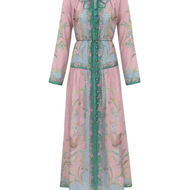 ZIMMERMANN 26S LONG SLEEVE FITTED DRESS STYLE 162