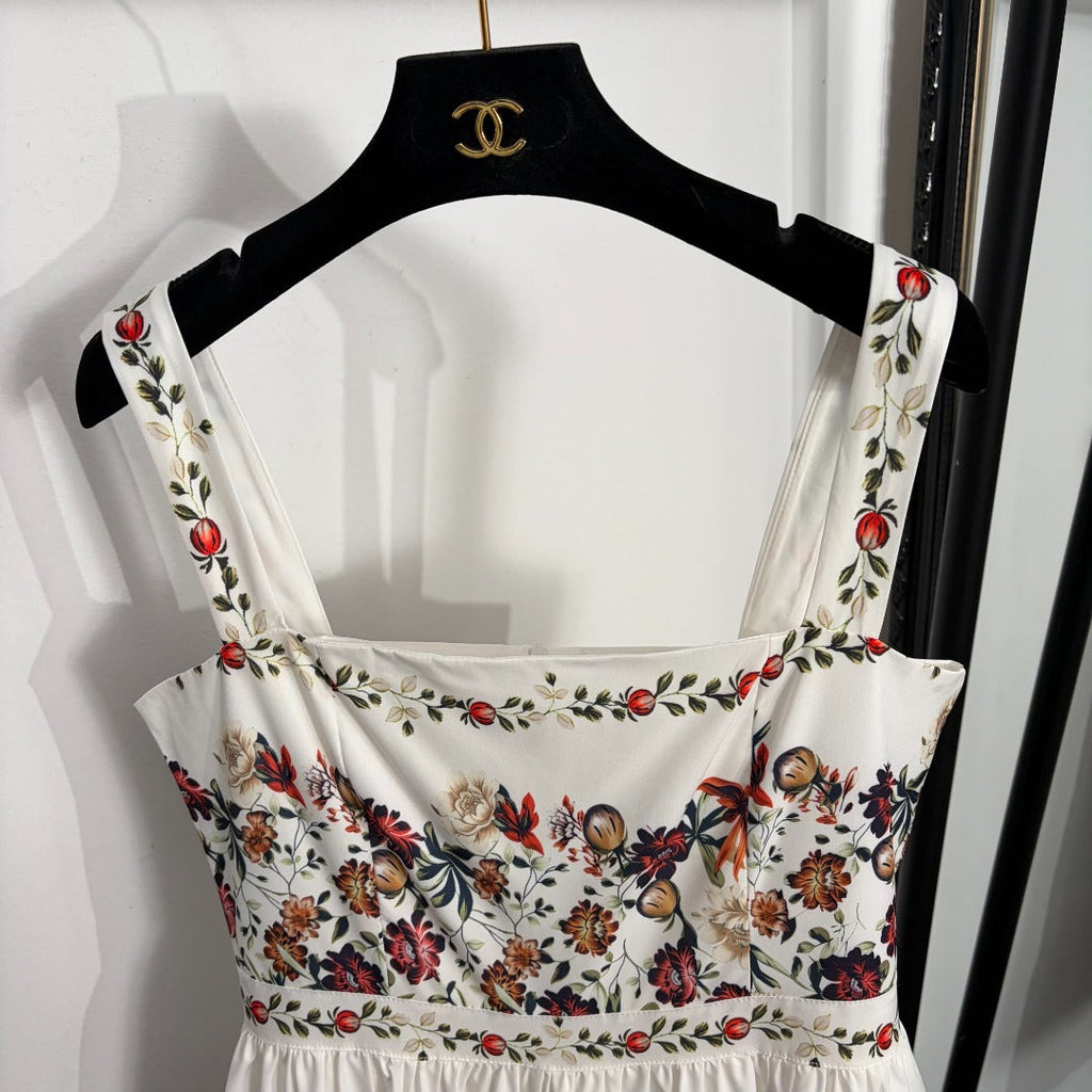 ZIMMERMANN 26 FLORAL PRINT BABYDOLL MINI DRESS STYLE 218