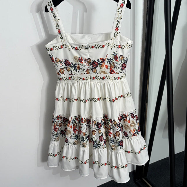 ZIMMERMANN 26 FLORAL PRINT BABYDOLL MINI DRESS STYLE 218