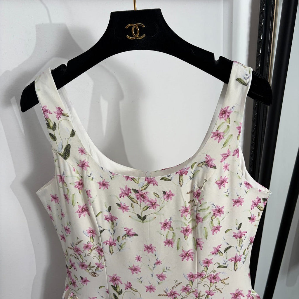ZIMMERMANN 26 FLORAL PRINT BABYDOLL MINI DRESS STYLE 217
