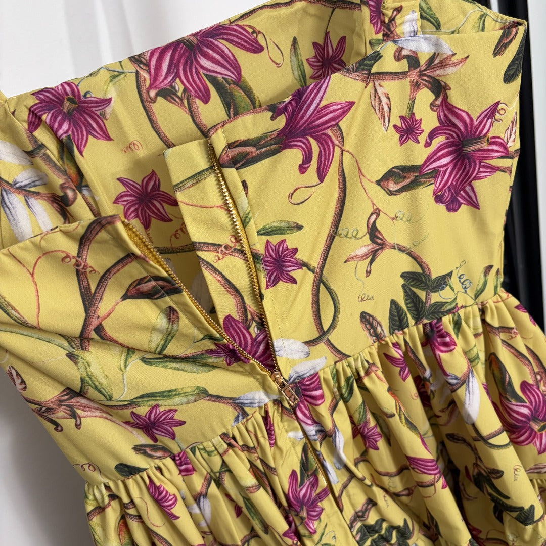 ZIMMERMANN 26 FLORAL PRINT MINI DRESS STYLE 213