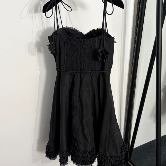 ZIMMERMANN 26S RUFFLED CORSET MINI DRESS 271