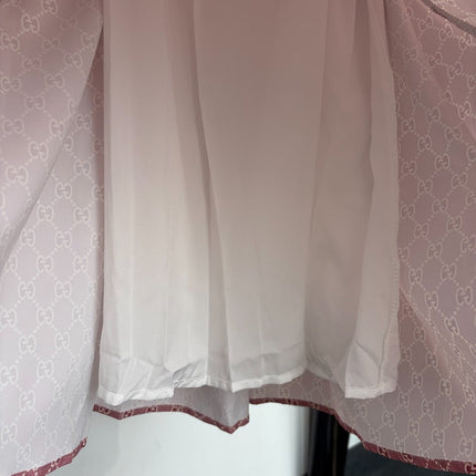 GUCCI 26S SHORT-SLEEVE BOW-TIE DRESS 419