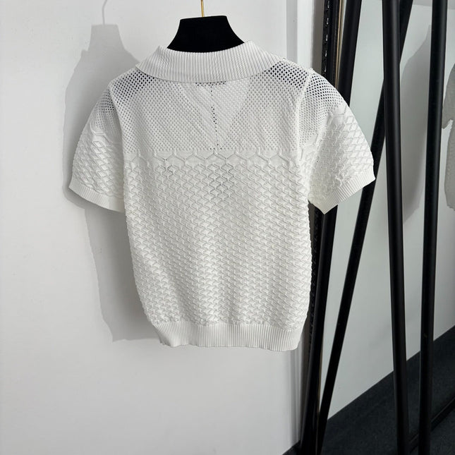 RALPH LAUREN 26S SHORT SLEEVE POLO KNIT TOP 402