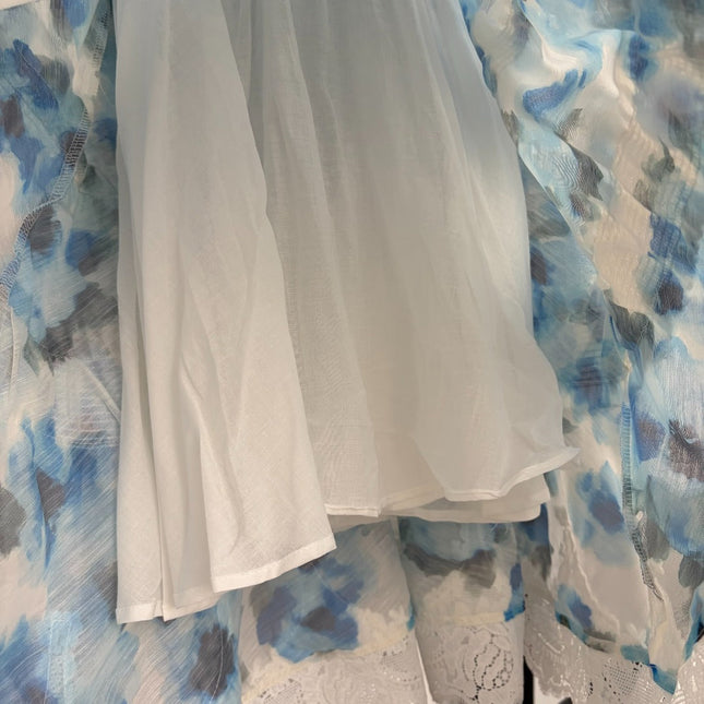 ZIMMERMANN 26S LACE-TRIM SMOCKED MINI DRESS 268