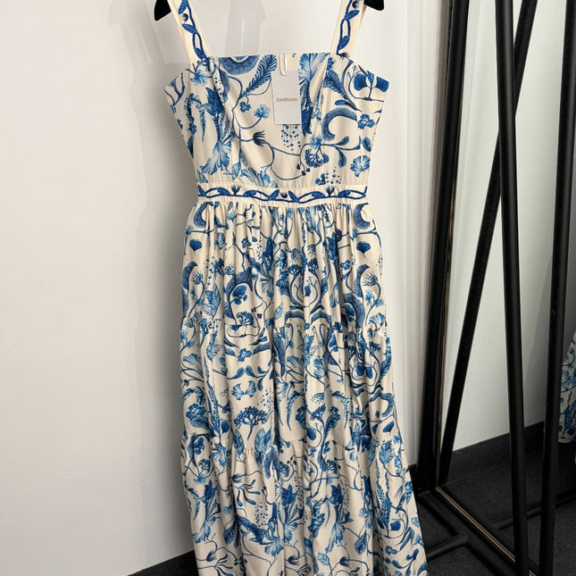 ZIMMERMANN 26S SQUARE-NECK DRESS 262
