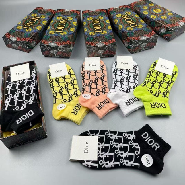 DIOR 26S ANKLE SOCKS 216211 (1 BOX)