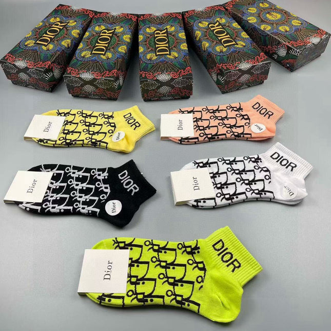 DIOR 26S ANKLE SOCKS 216211 (1 BOX)