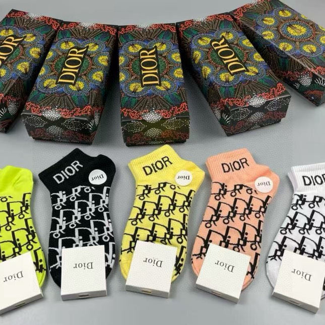 DIOR 26S ANKLE SOCKS 216211 (1 BOX)