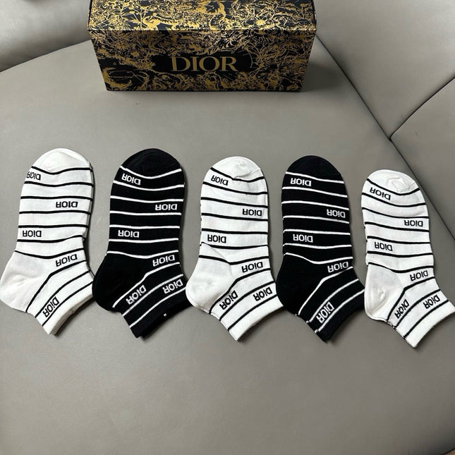 DIOR 26S ANKLE SOCKS 398783 (1 BOX)