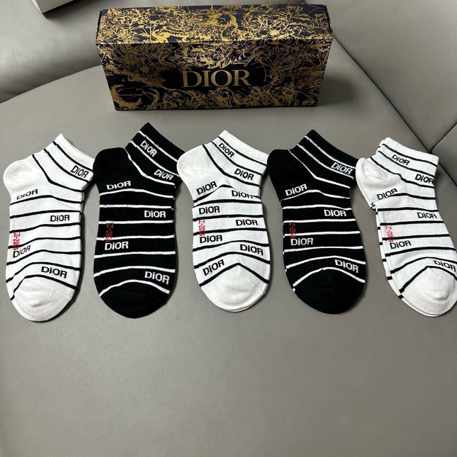 DIOR 26S ANKLE SOCKS 398783 (1 BOX)