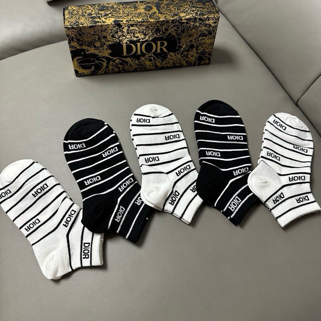 DIOR 26S ANKLE SOCKS 398783 (1 BOX)