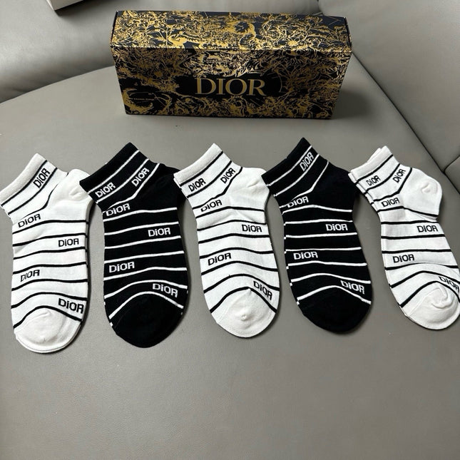 DIOR 26S ANKLE SOCKS 398783 (1 BOX)