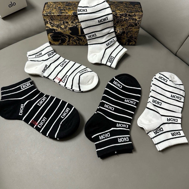 DIOR 26S ANKLE SOCKS 398783 (1 BOX)