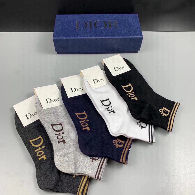 DIOR 26S ANKLE SOCKS 408745 (1 BOX)