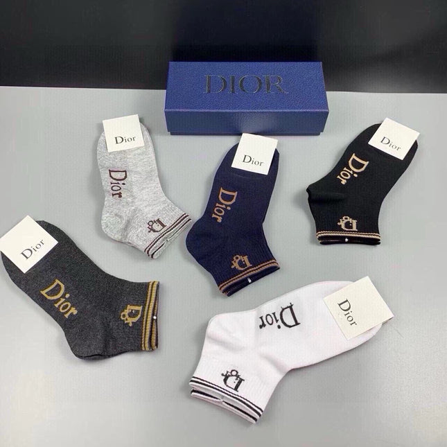DIOR 26S ANKLE SOCKS 408745 (1 BOX)