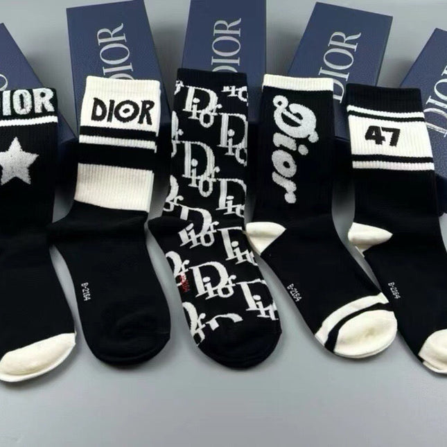 DIOR 26S CREW SOCKS 410324 (1 BOX)