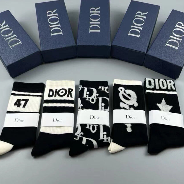 DIOR 26S CREW SOCKS 410324 (1 BOX)