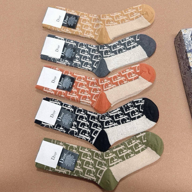 DIOR 26S CREW SOCKS 412447 (1 BOX)