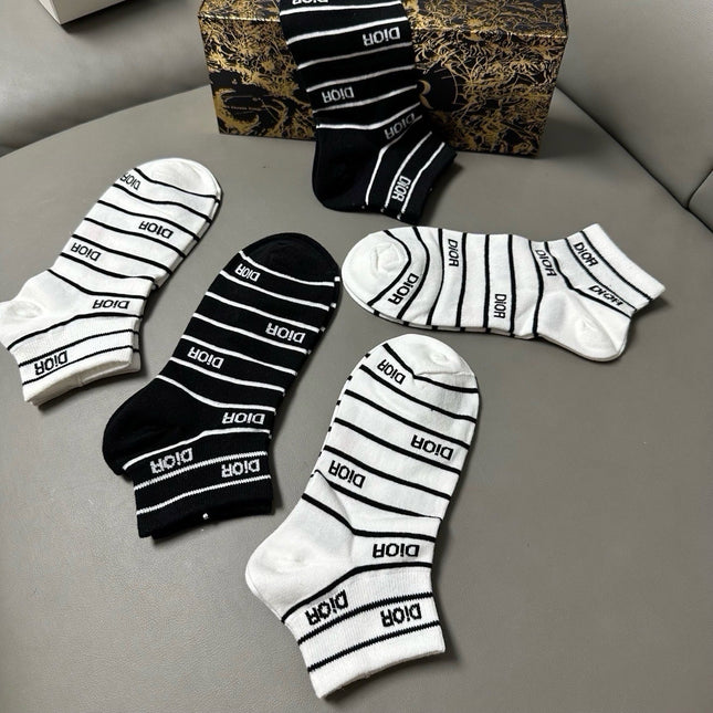 DIOR 26S ANKLE SOCKS 412455 (1 BOX)