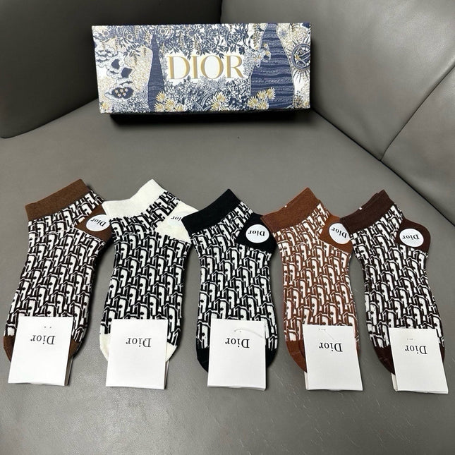 DIOR 26S ANKLE SOCKS 415728 (1 BOX)