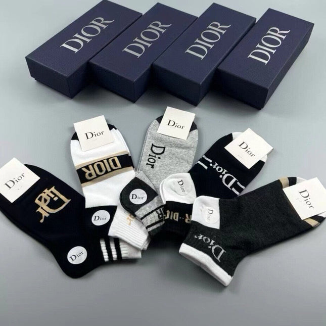 DIOR 26S ANKLE SOCKS 415737 (1 BOX)