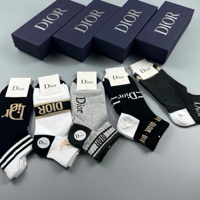 DIOR 26S ANKLE SOCKS 415737 (1 BOX)