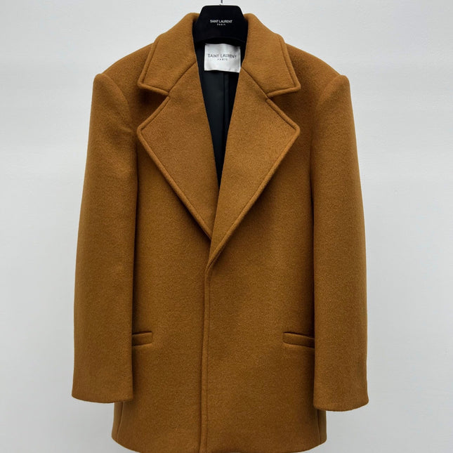 YSL 25S WOOL COAT STYLE 54