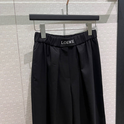 LOEWE 26S ELASTIC-WAIST WIDE-LEG PANTS 584