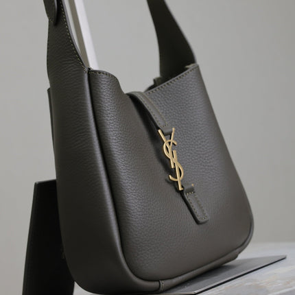 YSL 25S LE 5 À 7 BAG 16 IN LIGHT MUSK GRAINED CALFSKIN GOLD HARDWARE